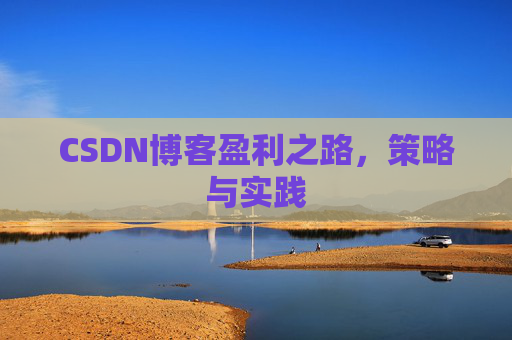 CSDN博客盈利之路，策略与实践
